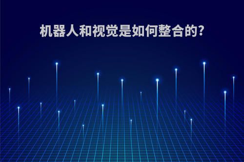 机器人和视觉是如何整合的?