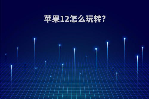 苹果12怎么玩转?