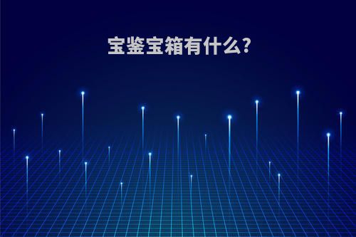 宝鉴宝箱有什么?